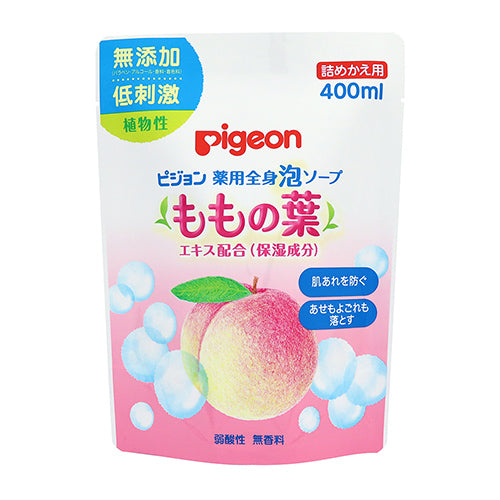 PIGEON LEAVES OF PEACH BODY WASH 400ML REFILL
