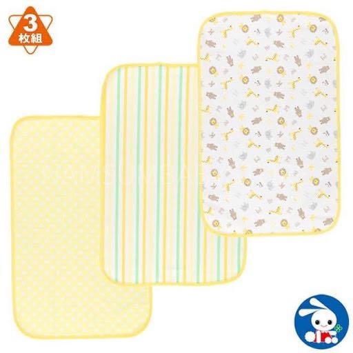 NISHIMATSUYA - BABY DIAPER CHANGING SHEET 3P YE