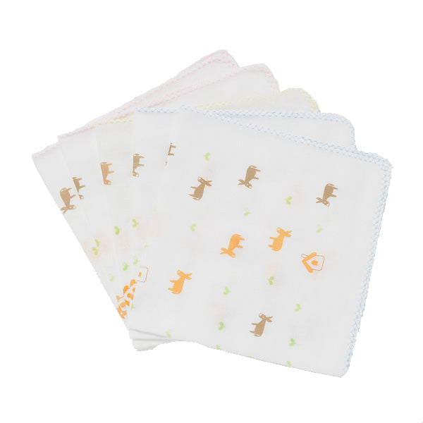 THINK B HANDKACHIEF 5PCS 32 x 32cm (Donkey)
