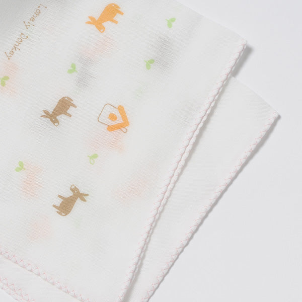 THINK B HANDKACHIEF 5PCS 32 x 32cm (Donkey)