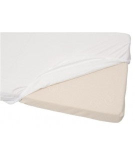 CANDIDE 2 in 1 Waterproof Fitted Sheet - White