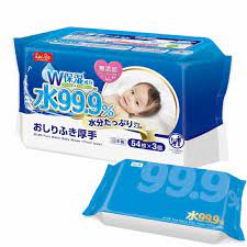 LEC - BABY WET TISSUE 99.9% WATER THICK TYPE 54p X 3