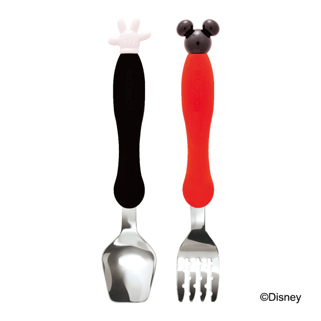 EDISON Mickey Steel Fork & Spoon