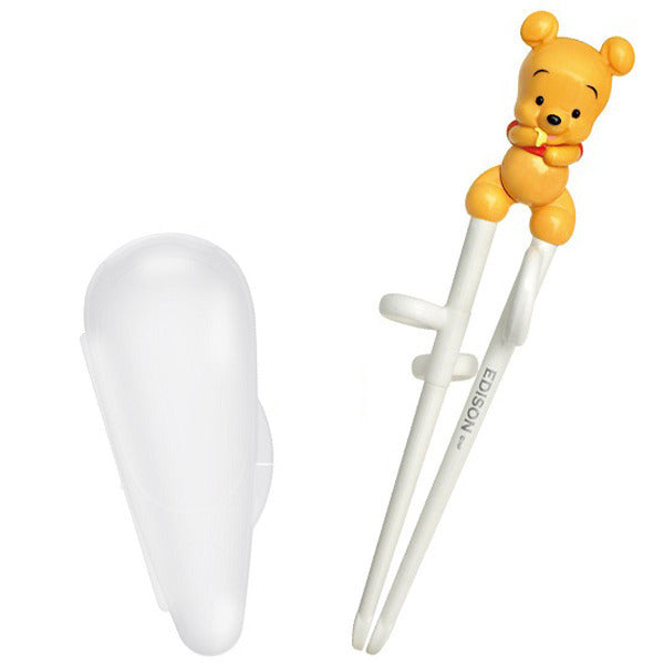 EDISON BABY POOH CHOPSTICKS RIGHT HANDED WITH CASE