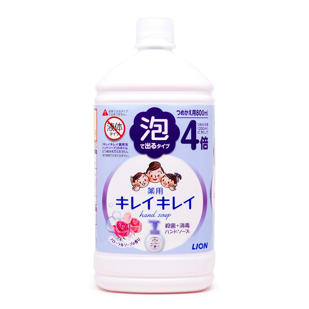 LION Disinfection Hand Wash Foam(Floral) Refill 800ml