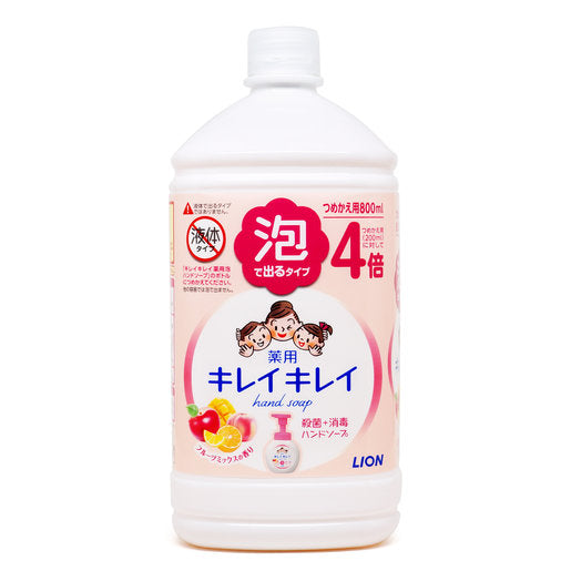 LION Disinfection Hand Wash Foam(Fruity) Refill 800ml