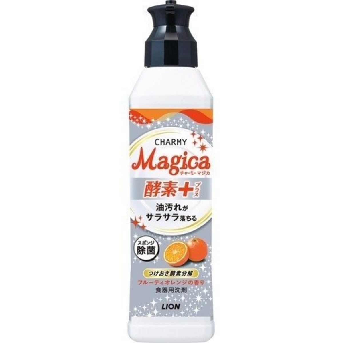 LION Magica Enzyme Dishwash Liquid 220ml - Orange
