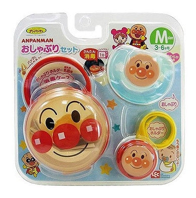 LEC ANPANMAN PACIFIER SET M (3-6M)