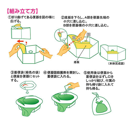 KENYUU PORTABLE TOLIET 3P