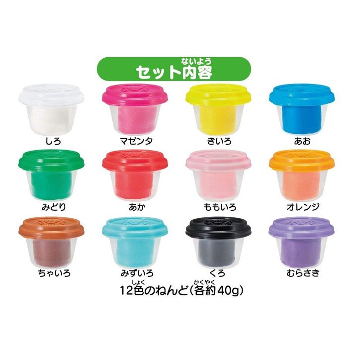 PINOCCHIO Color Clay 12Pcs Set
