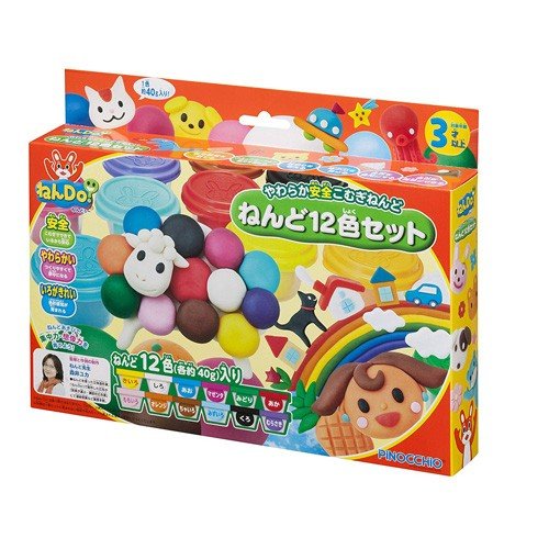 PINOCCHIO Color Clay 12Pcs Set