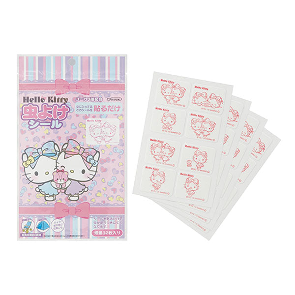 SKATER HELLO KITTY INSECT REPELLENT SHEET 32PCS