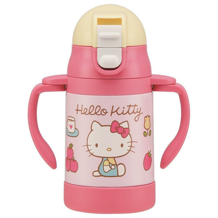 SKATER HELLO KITTY STAINLESS STEEL MUG BOTTLE 240ML