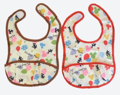 SKATER MICKEY MOUSE BABY APRON 2P L SIZE