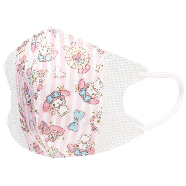 SKATER My Melody 3D Masks 10pcs (4 years old up)