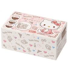 SKATER Hello Kitty Masks 30pcs (For 4 Years Old Up)