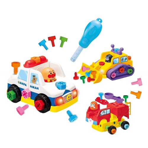 SEGA TOYS ANPANMAN DIY WORKING VEHICLES