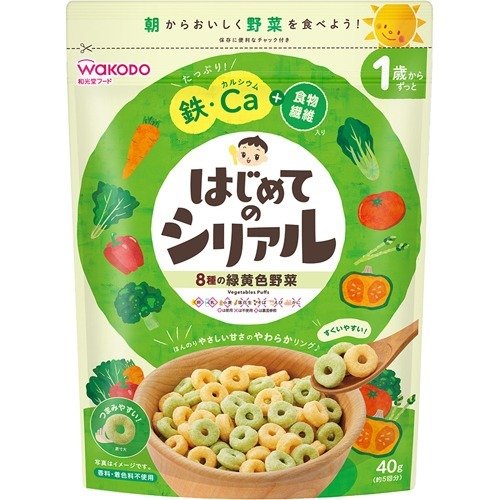 WAKODO 8 KINDS VEGETABLES AND FRUITS CEREAL 40g