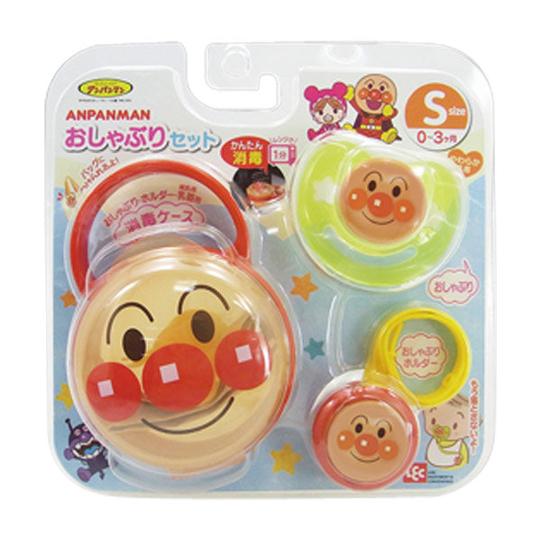 LEC ANPANMAN PACIFIER SET S (0-3M)