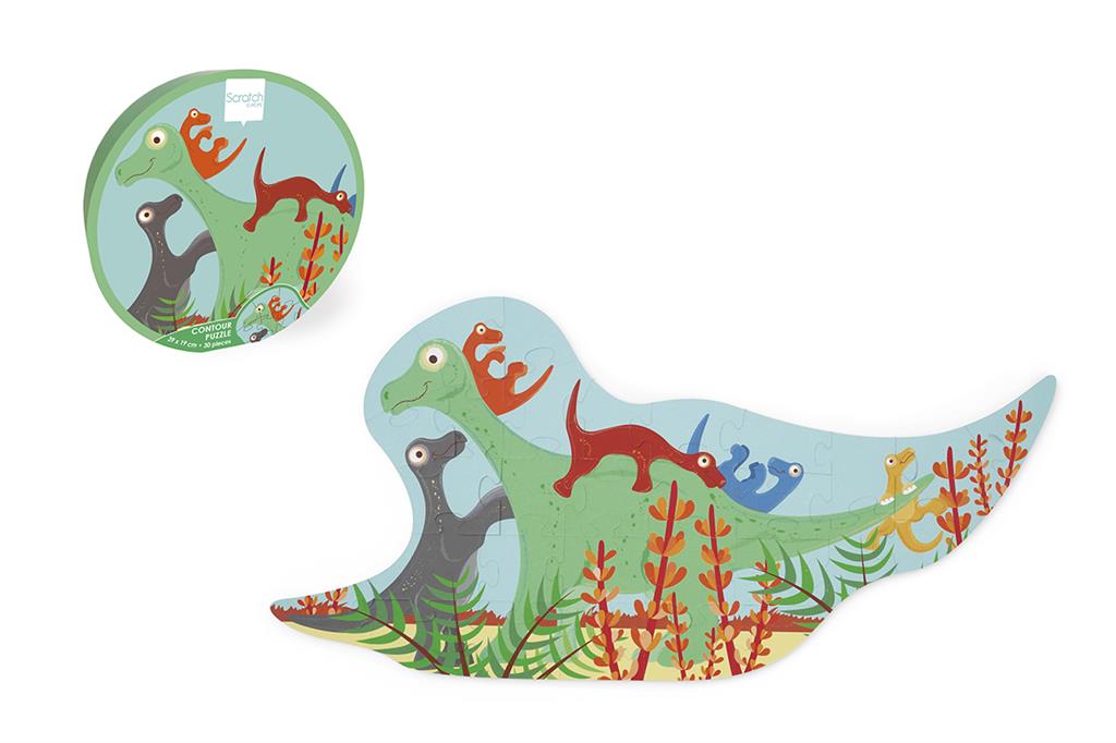 Scratch - Puzzle 30pcs: DINO