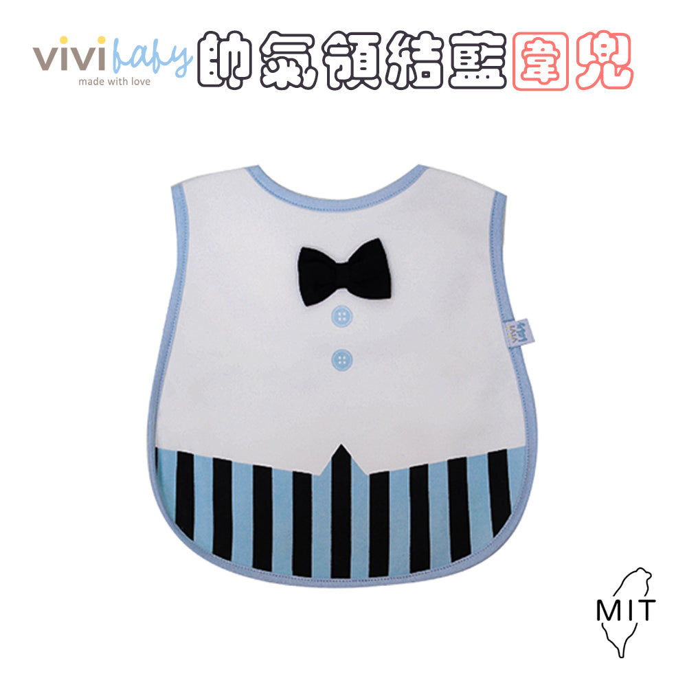 Vivibaby BLUE WITH BOW BABY BIB