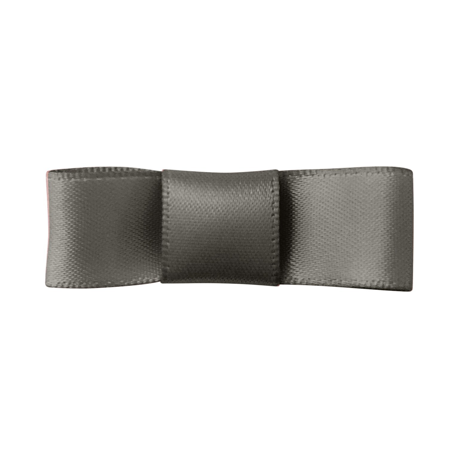 MILLEDEUX SATIN SMALL BOW - #017 METAL GREY