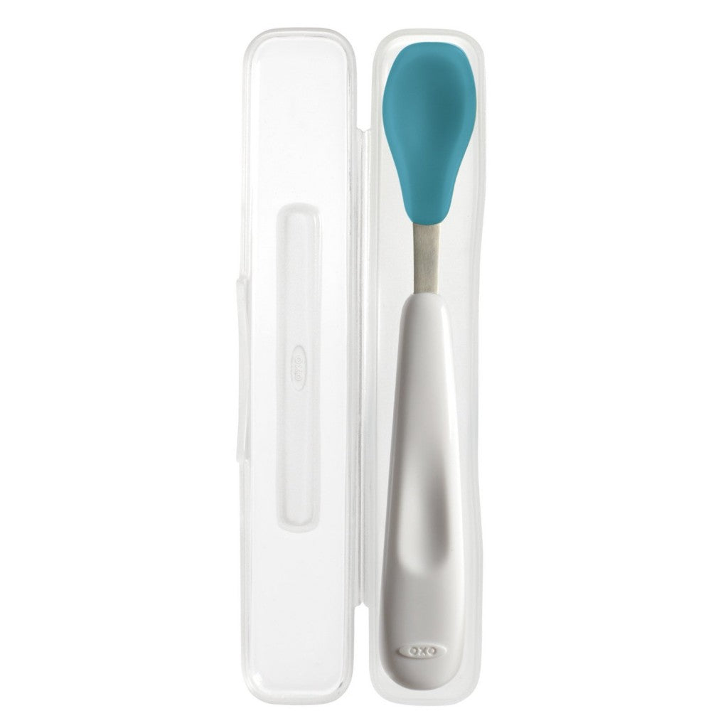OXO TOT ON-THE-GO FEEDING SPOON - TEAL