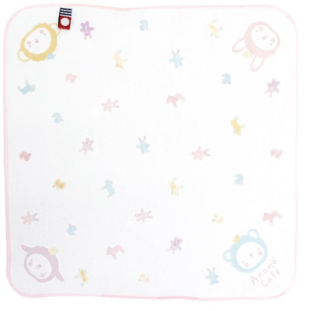 Anano cafe Baby Imabari Gauze Handkerchief PINK 24x24cm
