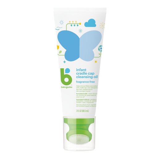 BABYGANICS Infant Cradle Cap Cleansing Oil 88.5ml-Frag. FREE