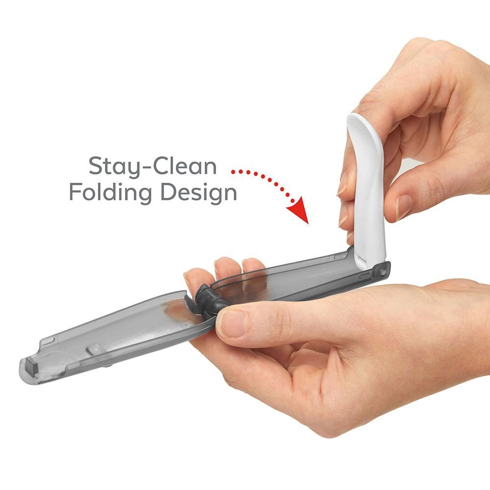 SKIP HOP EASY FOLD TRAVEL SPOONS - GREY/SOFT TEAL