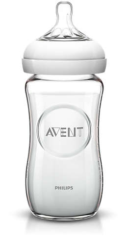 PHILIPS AVENT Natural GLASS BABY BOTTLE 240ml