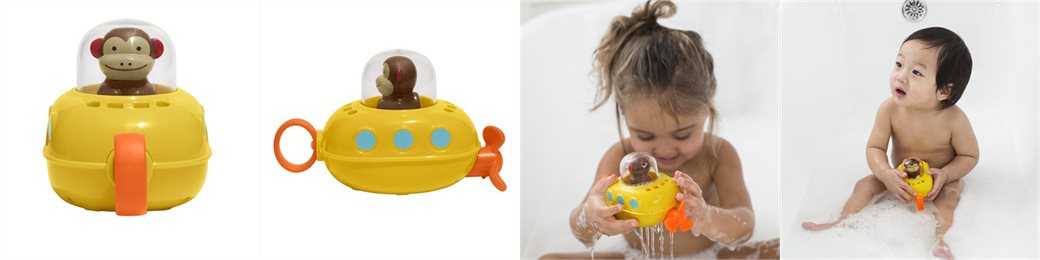 SKIP HOP Zoo Pull & Go Submarine - Monkey