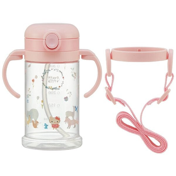 SKATER - FOLDING HANDLE STRAW MUG HELLO KITTY 370mL