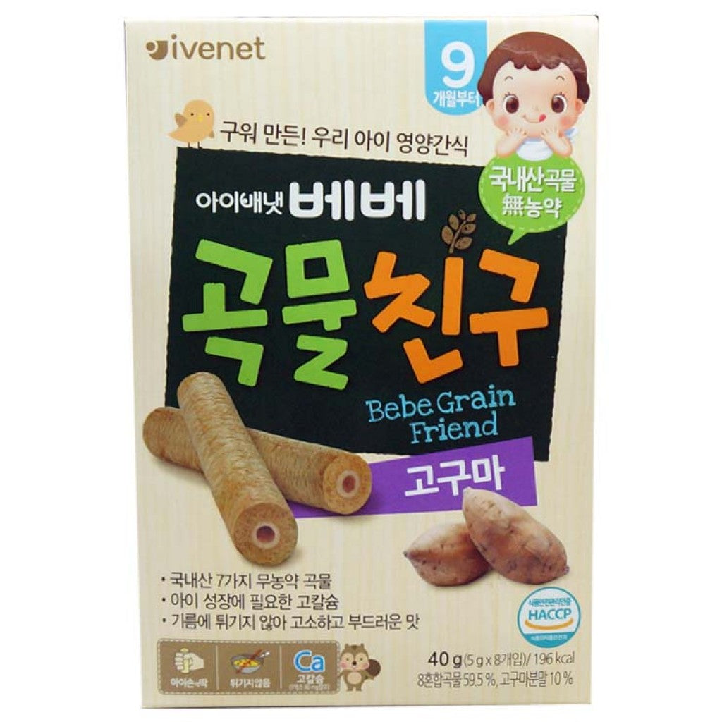 IVENET BEBE GRAIN FRIEND (SWEET POTATO) 40G