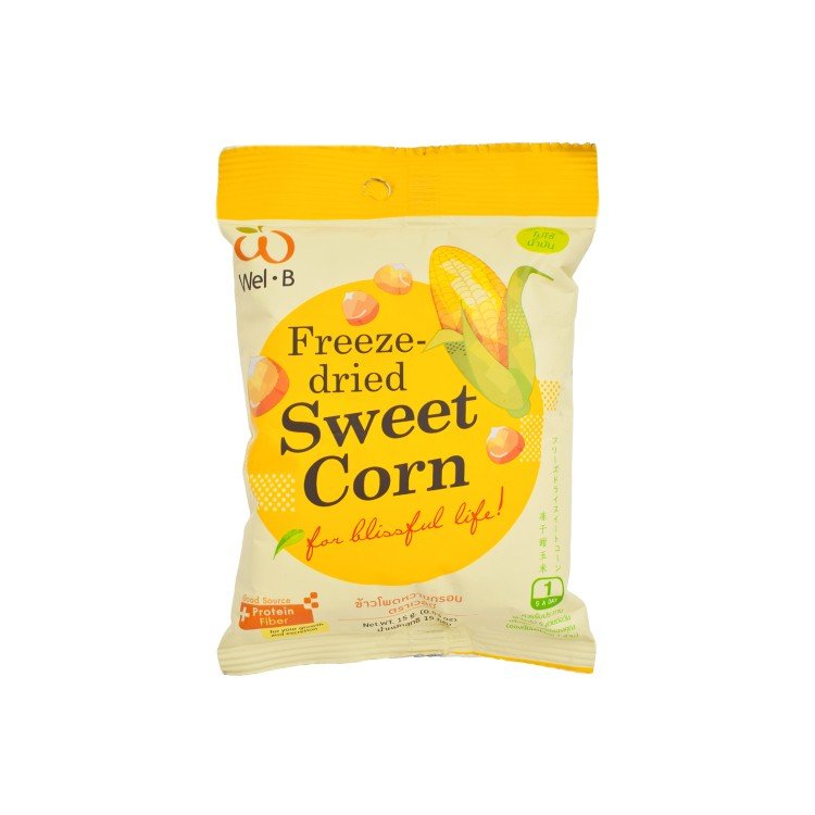Wel-B 100% Natural Freeze-dried Sweet Corn 15g