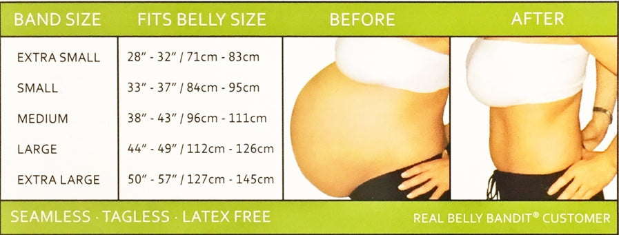BELLY BANDIT Viscose from Bamboo Belly Wrap Black XS