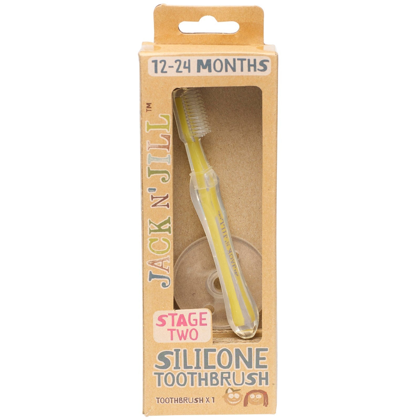 JACK N'JILL Silicone Toothbrush For 1- 2 Year