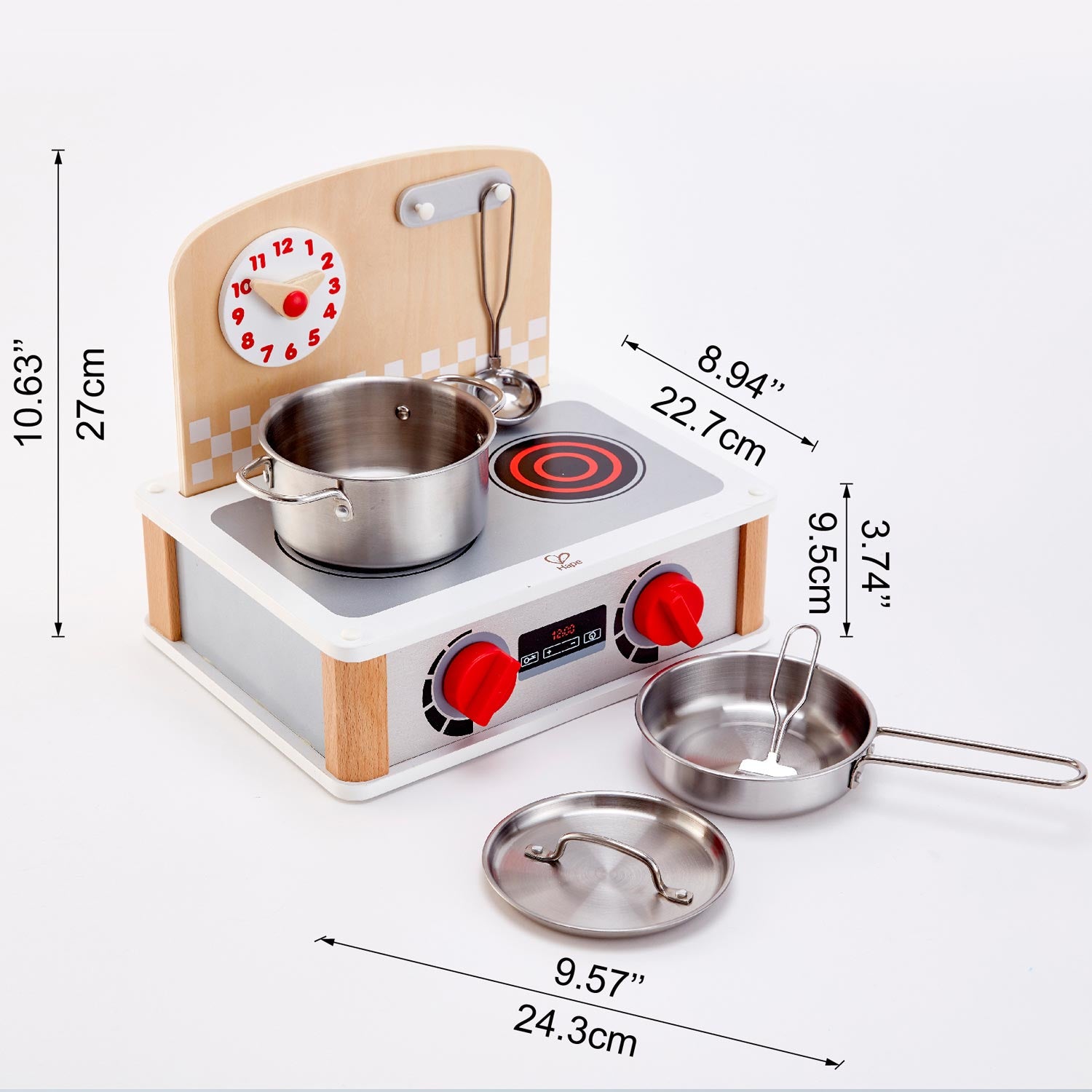 HAPE - 2 in 1 Kitchen 'n' Grill Set