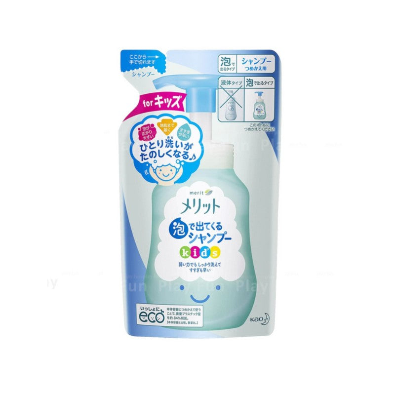 KAO MERIT KIDS SHAMPOO 240ML REFILL