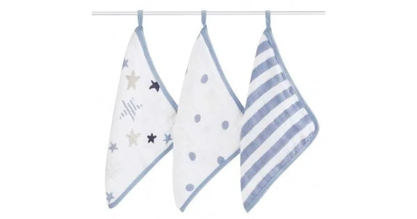 Aden+Anais - Muslin Washcloth Set (Pack of 3)