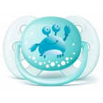 PHILIPS AVENT - ULTRA SOFT SOOTHER 0-6M (BLUE)
