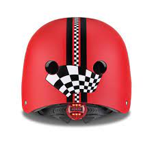 GLOBBER XS-S HELMETS ELITE LIGHTS (RACING RED)