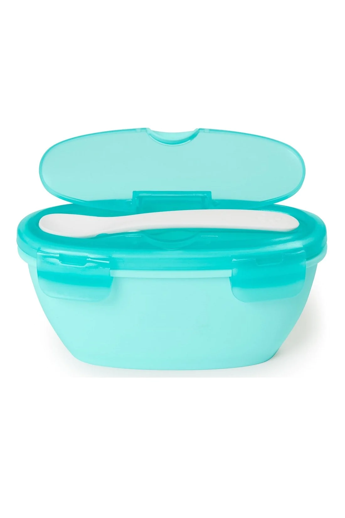 SKIP HOP EASY SERVE TRAVEL BOWL AND SPOON - TEAL