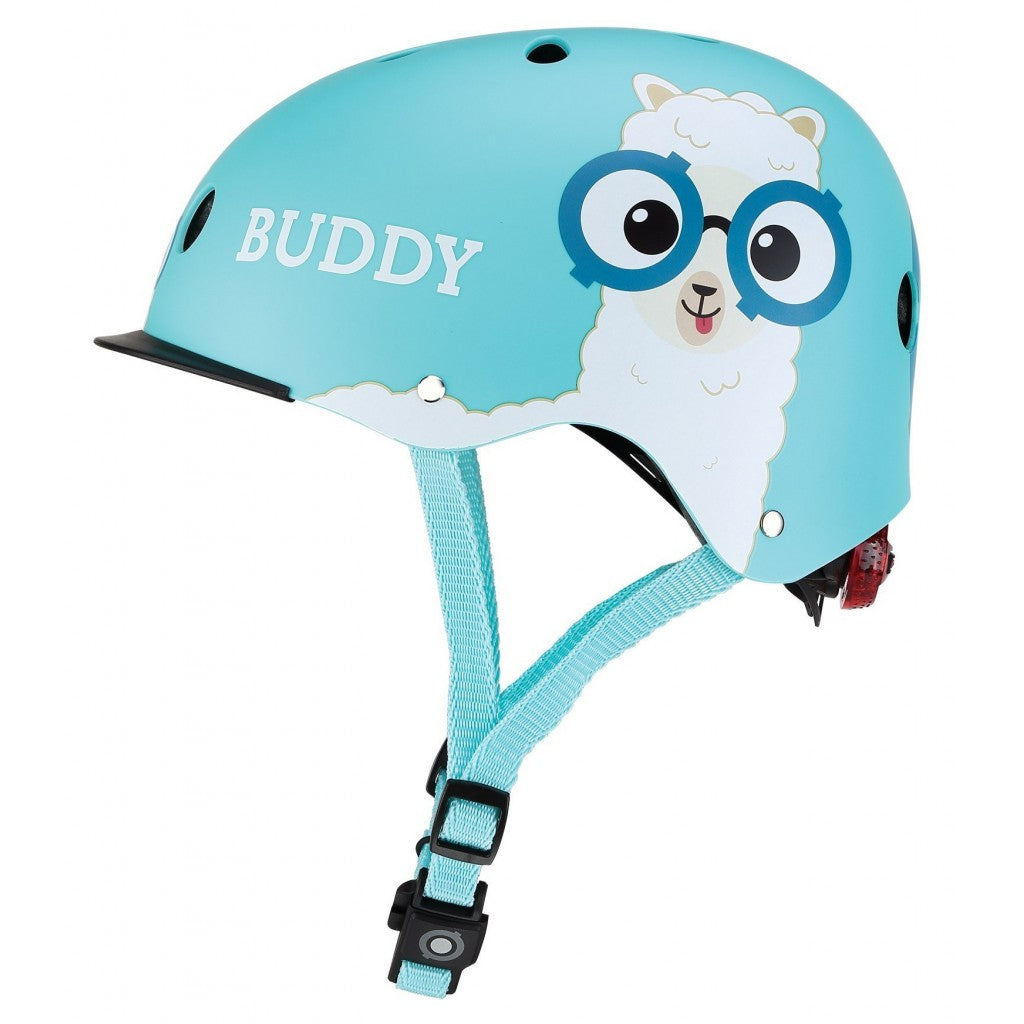 GLOBBER XS-S HELMETS ELITE LIGHTS (BUDDY BLUE)