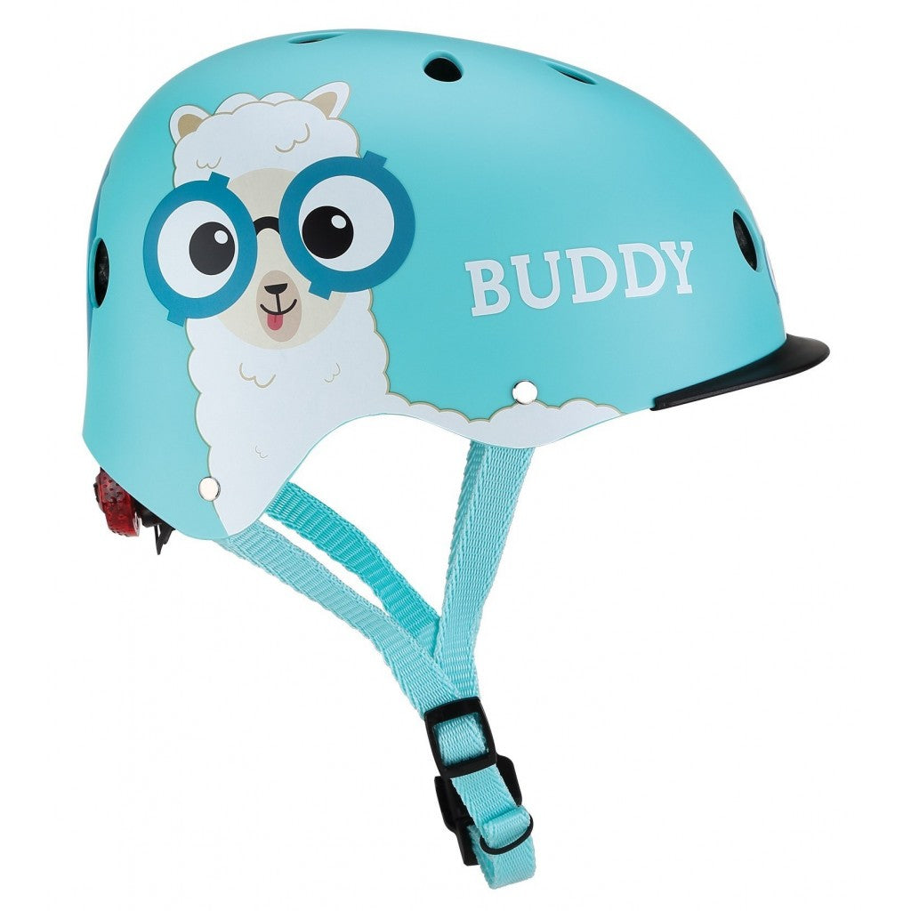 GLOBBER XS-S HELMETS ELITE LIGHTS (BUDDY BLUE)