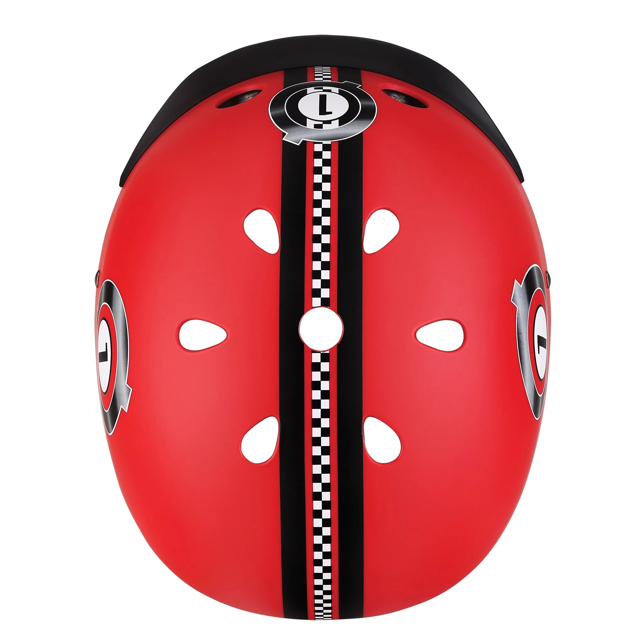 GLOBBER XS-S HELMETS ELITE LIGHTS (RACING RED)