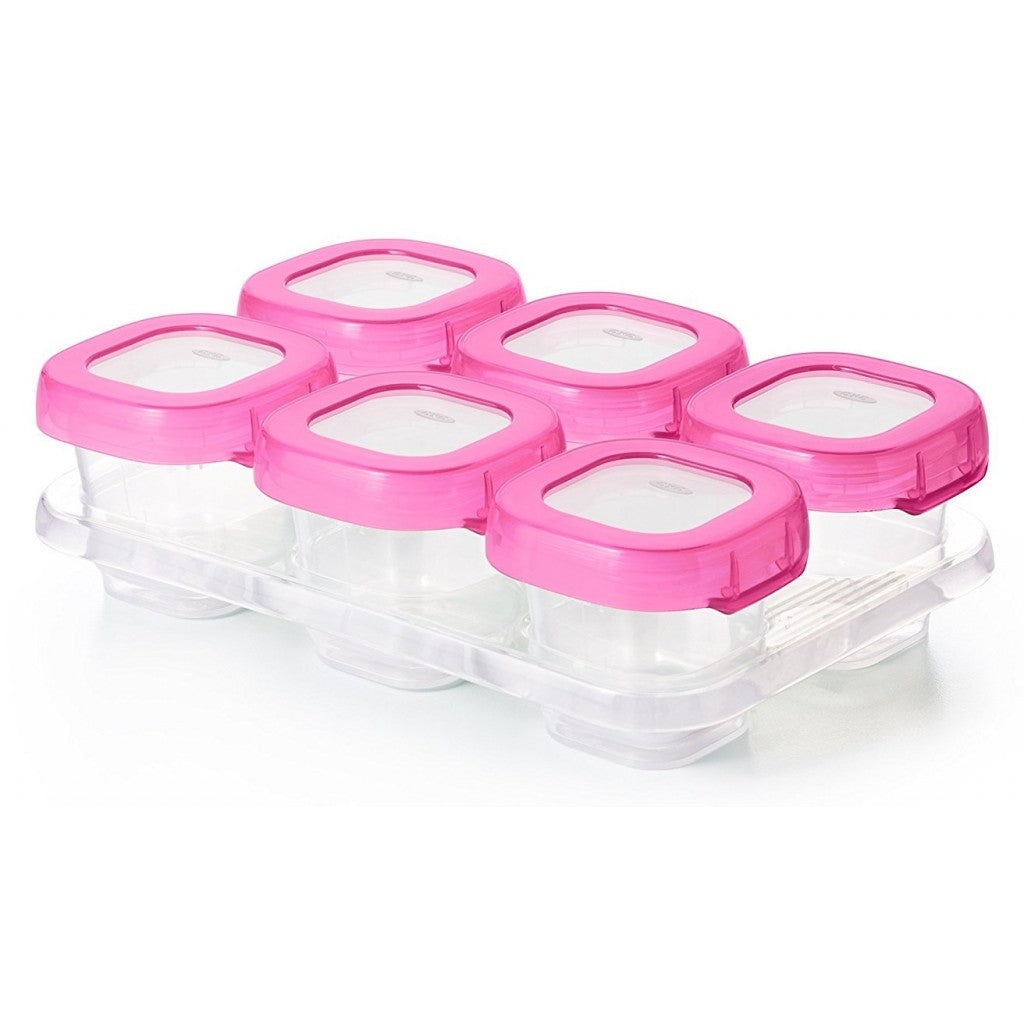 OXO TOT BLOCKS FREEZER STORAGE CONTAINER 2oz/60ml - PINK