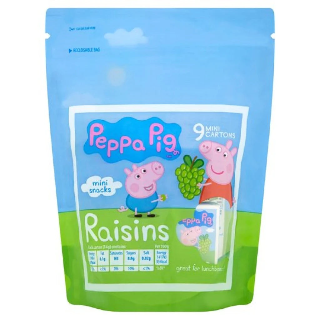 Peppa Pig Raisins 9X14g (doy Bag)