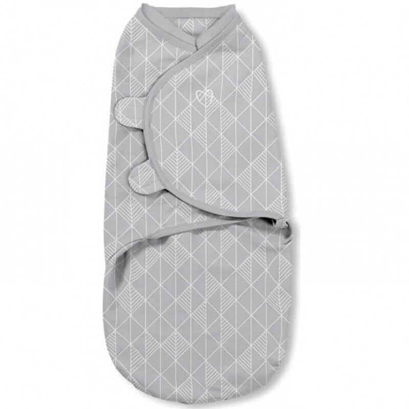 SUMMER INFANT - SWADDLE ME WHISPER QUIET ART DECO GREY