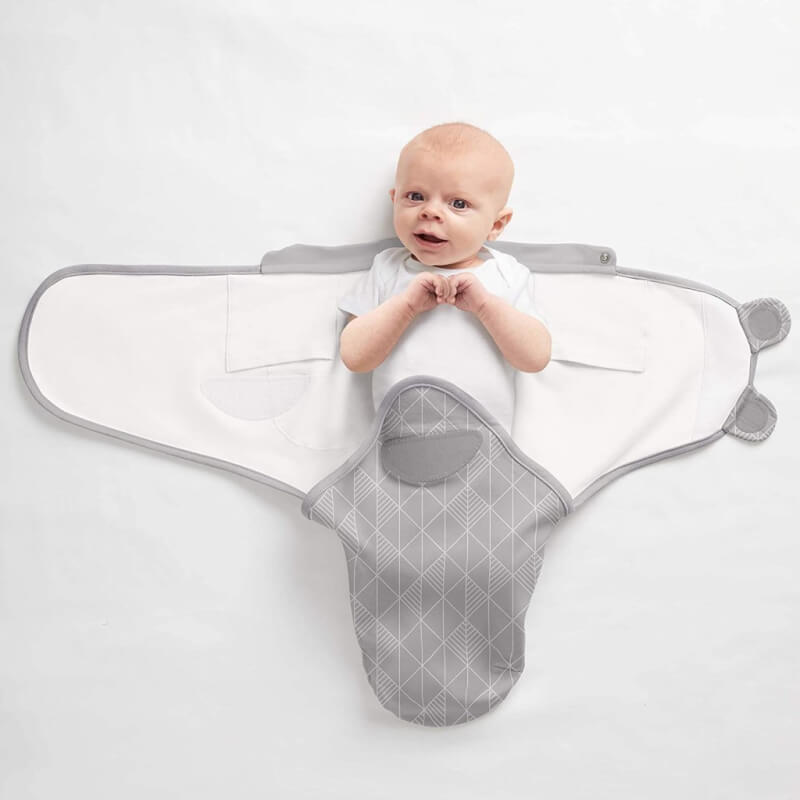 SUMMER INFANT - SWADDLE ME WHISPER QUIET ART DECO GREY